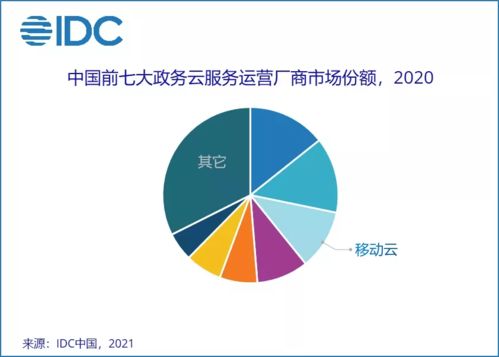 移動云躋身中國政務云市場前三，IDC報告揭示市場格局新變化